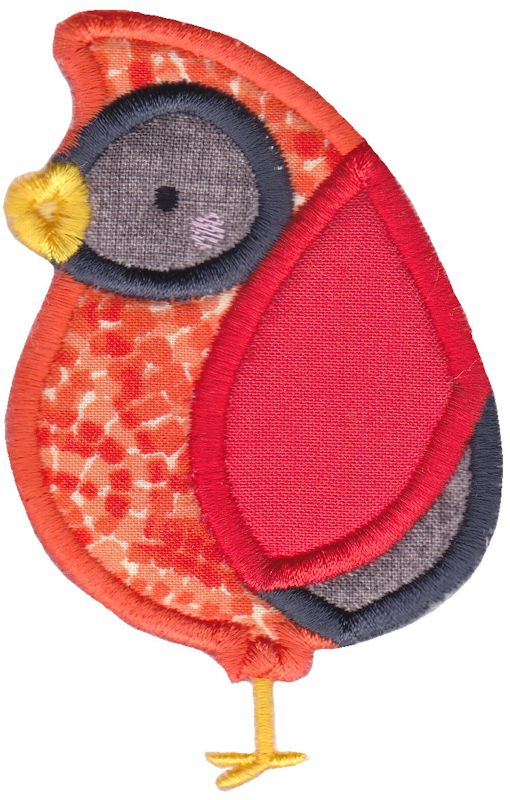 Boxy Cardinal Applique