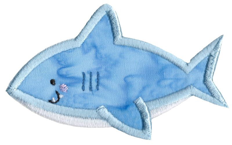 Boxy Shark Applique