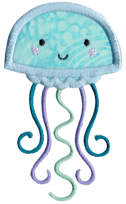 Boxy Jellyfish Applique