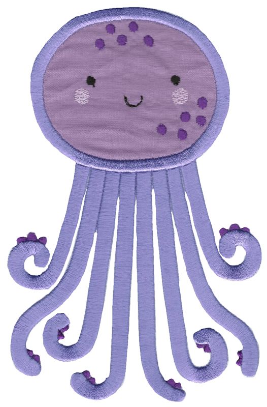 Boxy Octopus Applique