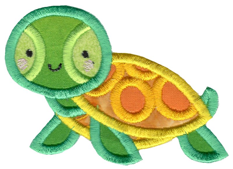 Boxy Turtle Applique