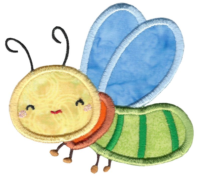 Cute Dragonfly Applique