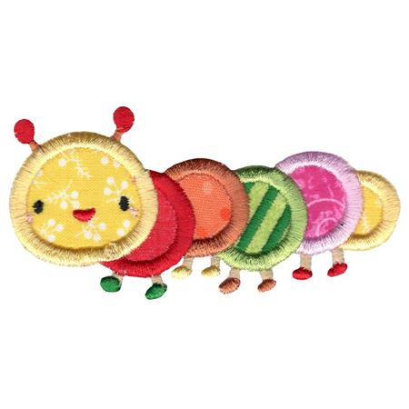 Cute Caterpillar Applique