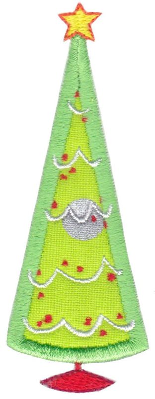 Cute Christmas Tree Applique