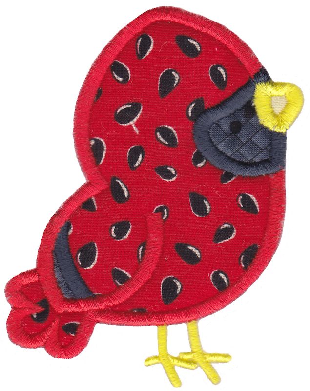 Cardinal Applique