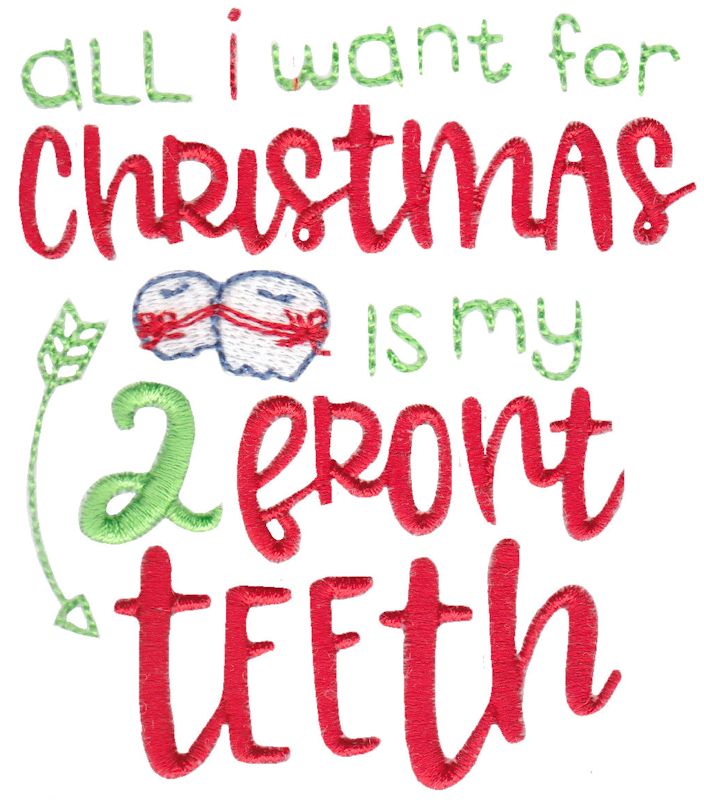 All I Want For Christmas Is My Two Front Teeth