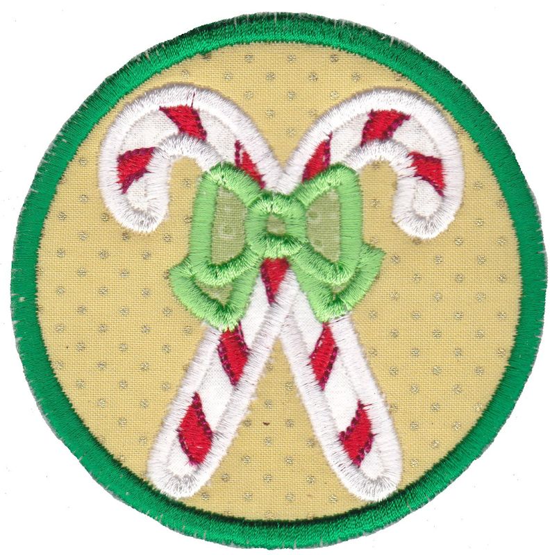 Candy Cane ITH Coaster