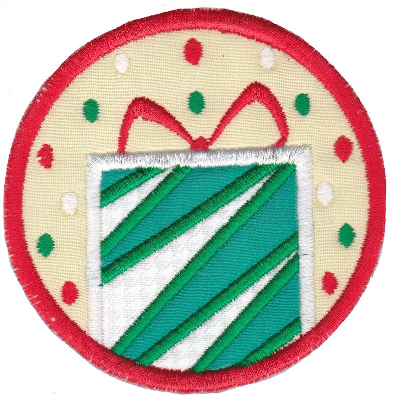 Christmas Present ITH Coaster