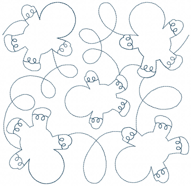 Gingerbread Quilt Block