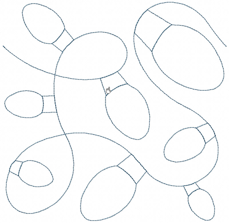 Christmas Lights Quilt Block