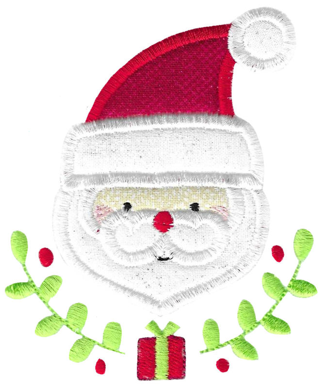 Applique Santa Face