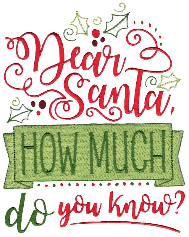 Dear Santa How Much Do You Know