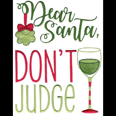 Dear Santa Don't Judge