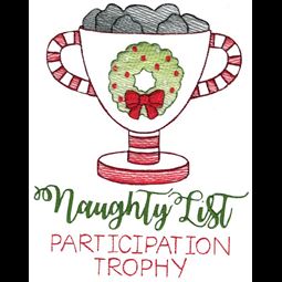 Naughty List Participation Trophy Sketch
