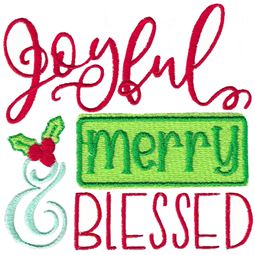 Joyful Merry And Blessed