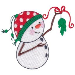 Mistletoe Snowman