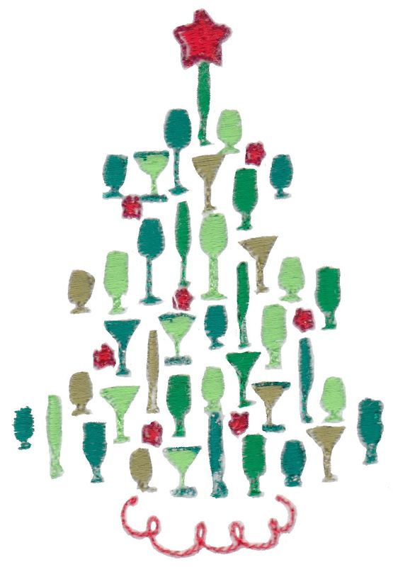 Cocktail Christmas Tree