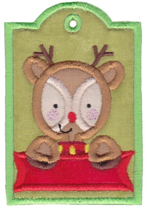 Reindeer Christmas Tag