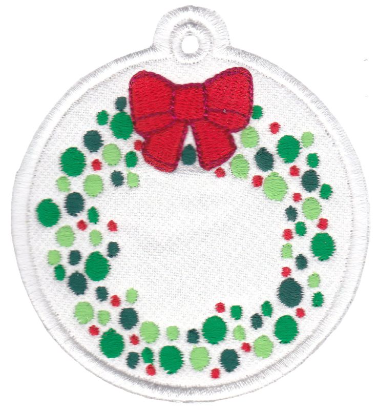 Christmas Wreath Christmas Tag