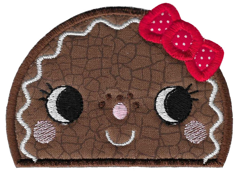 Girl Gingerbread Topper