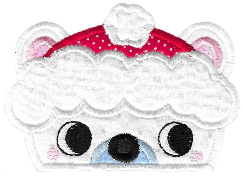 Christmas Polar Bear Topper
