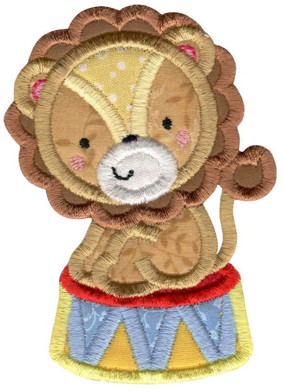 Applique Lion On Stand