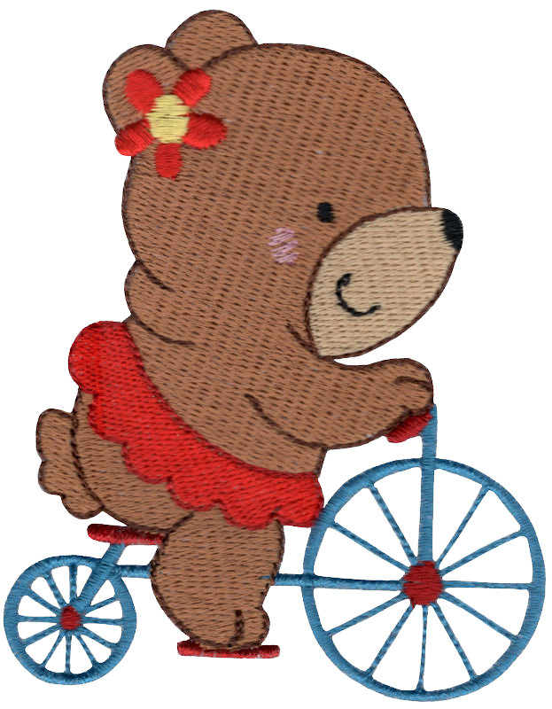 Bear Riding Bicycle