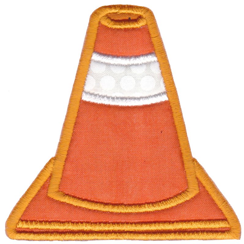 Traffic Cone Applique