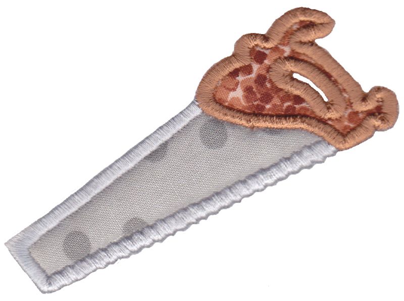 Hand Saw Applique