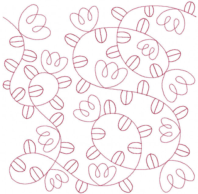 Continuous Line Quilting