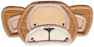 Monkey Face Applique