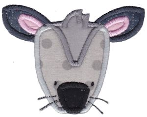 Mouse Face Applique