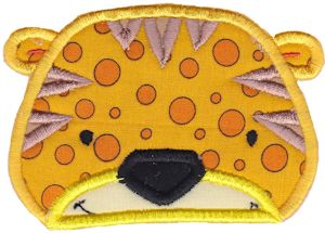 Tiger Face Applique