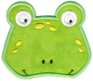 Frog Face Applique