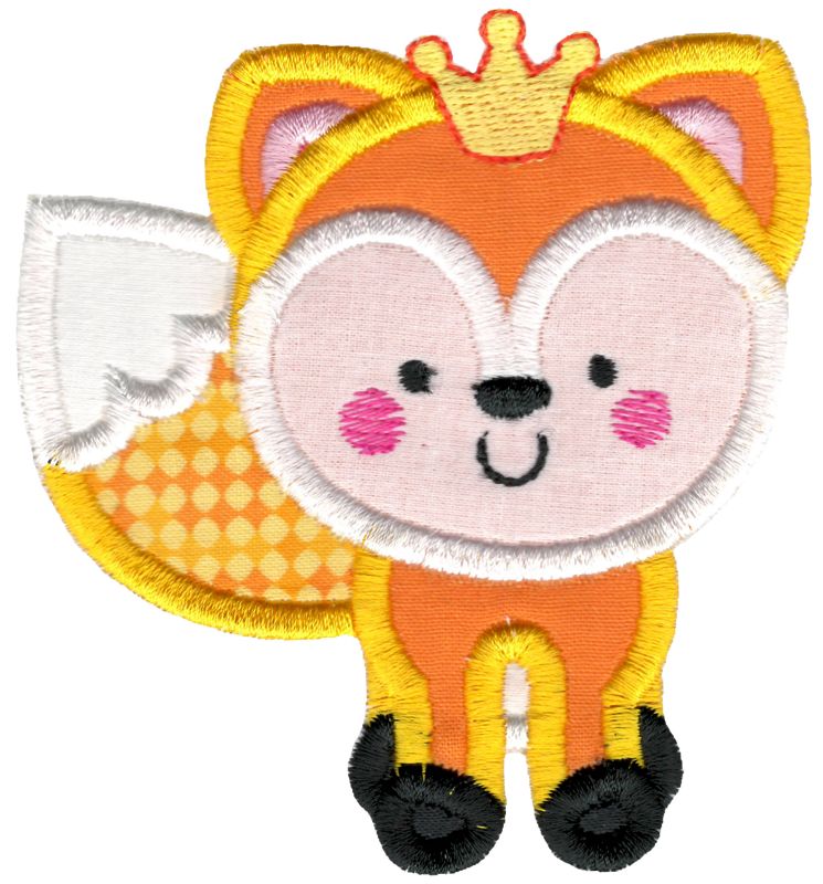 Princess Fox Applique