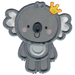 Princess Koala Applique