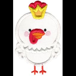Prince Rooster Applique