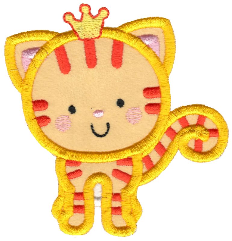 Princess Cat Applique