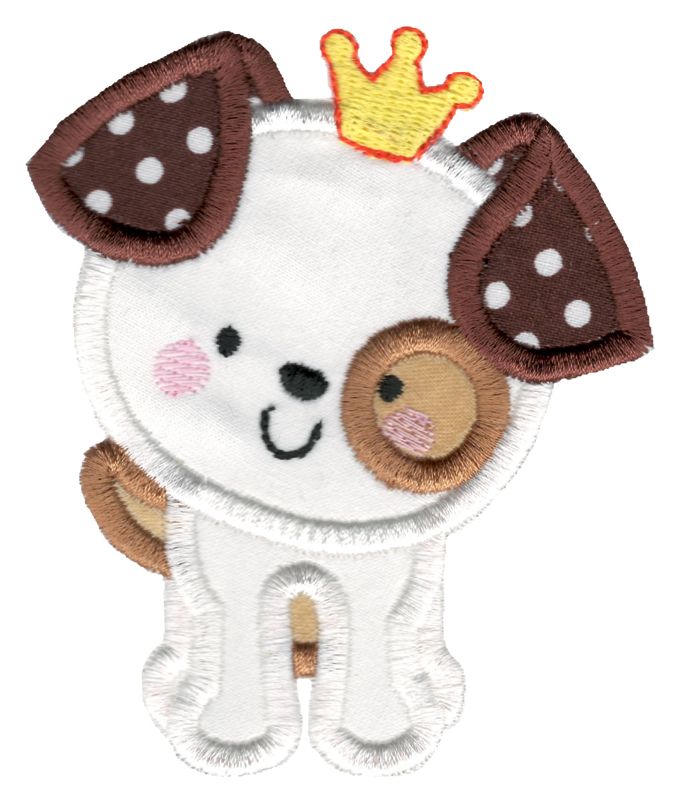 Princess Dog Applique