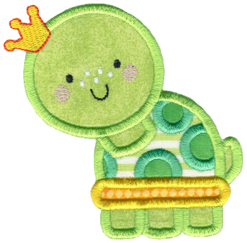 Princess Turtle Applique