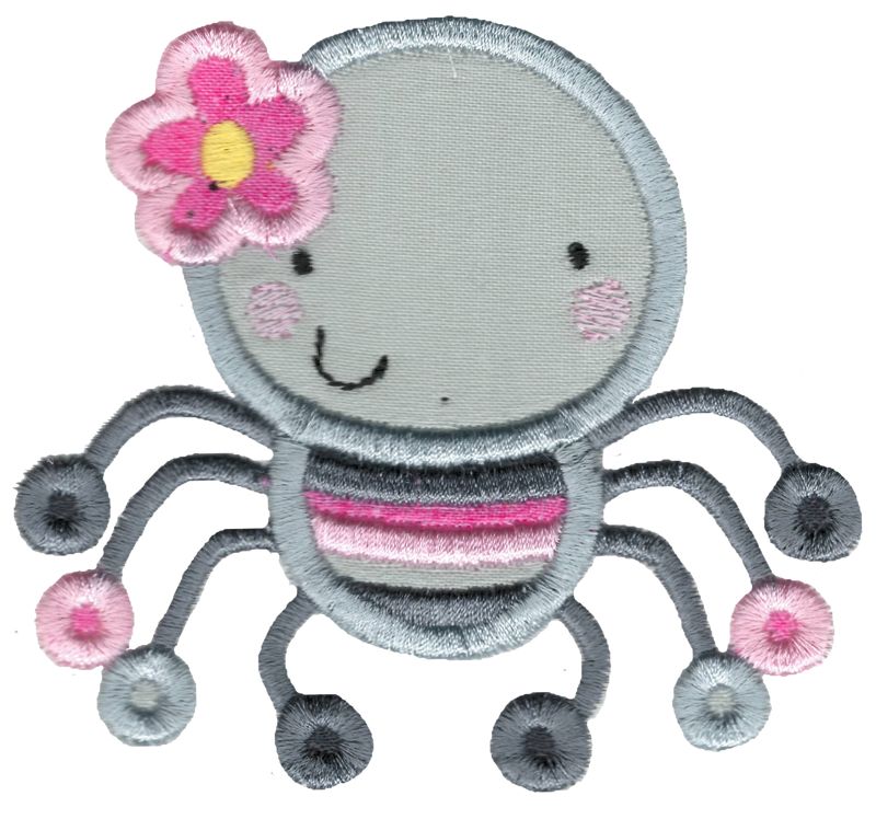 Applique Girl Spider