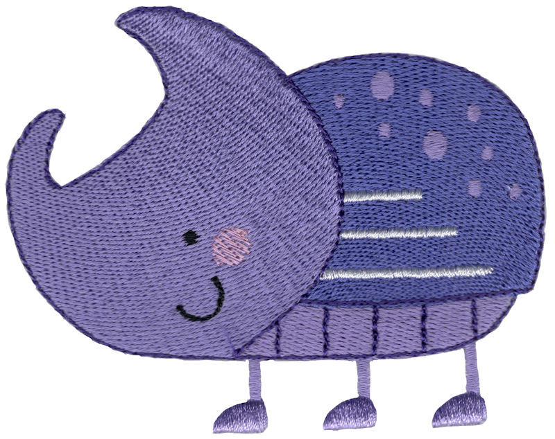 Cute Rhinoceros Beetle