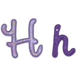 Curly Girl Alphabet Applique H