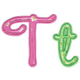 Curly Girl Alphabet Applique T