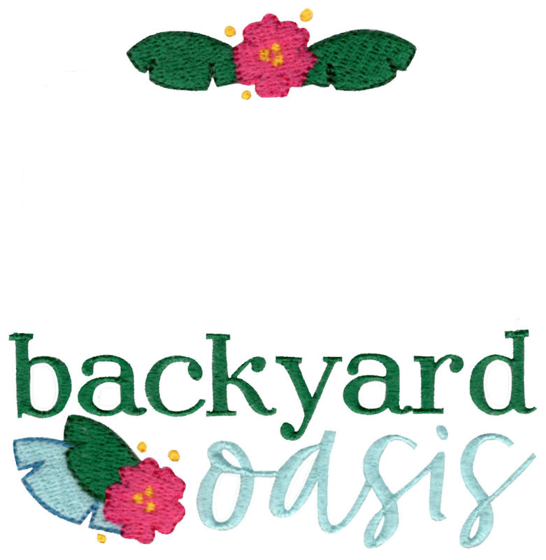 Backyard Oasis No Frame