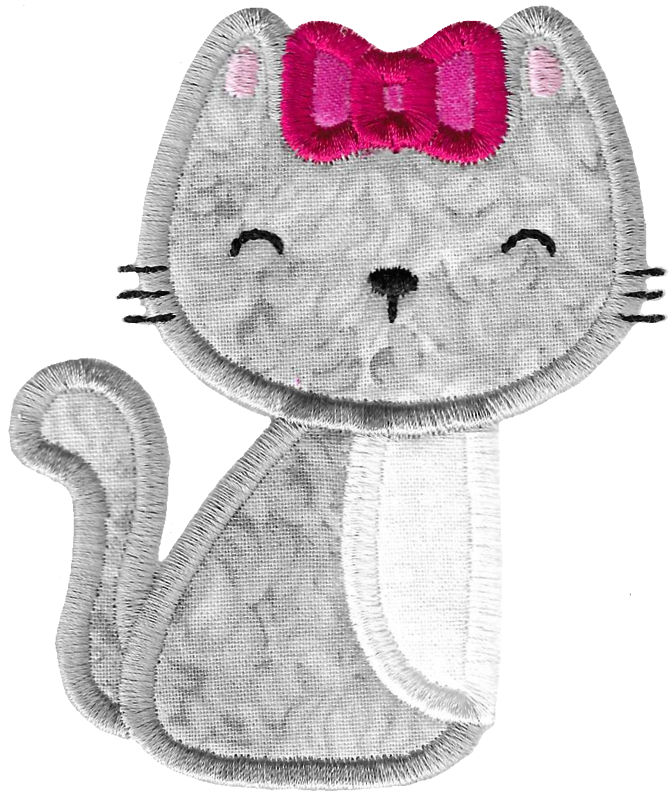 Cute Applique Cats 1