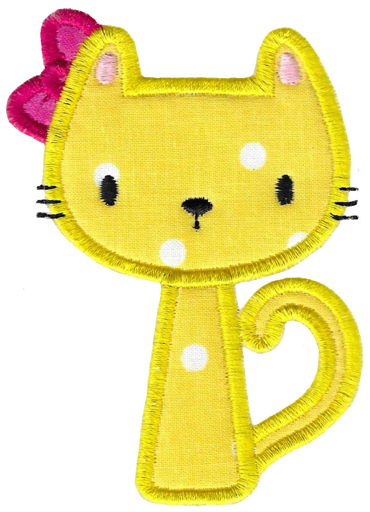 Cute Applique Cats 12