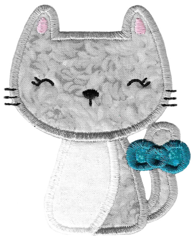 Cute Applique Cats 13