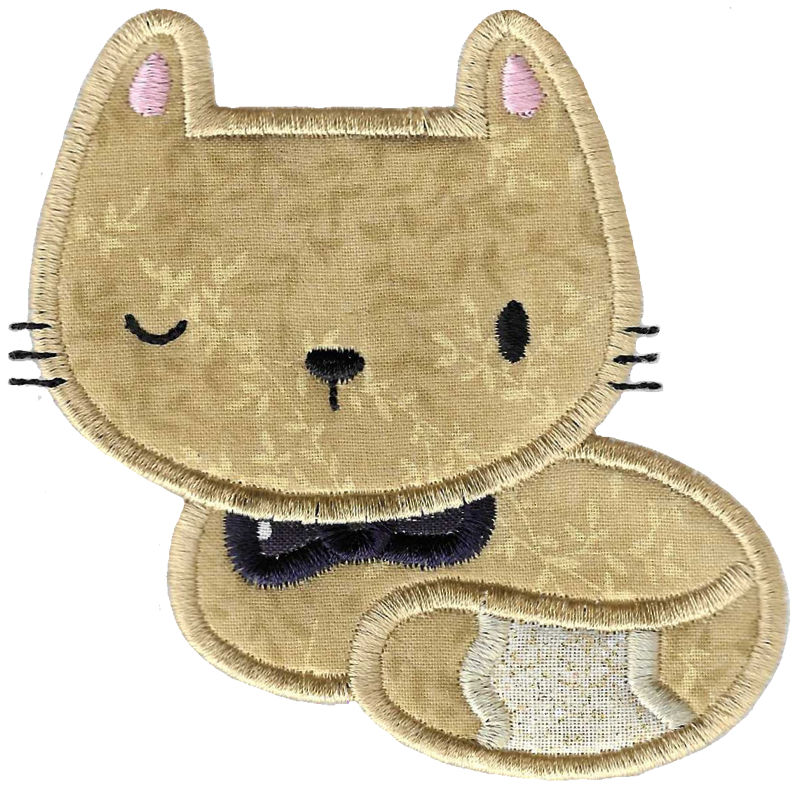 Cute Applique Cats 14