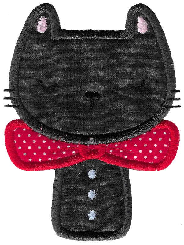 Cute Applique Cats 15